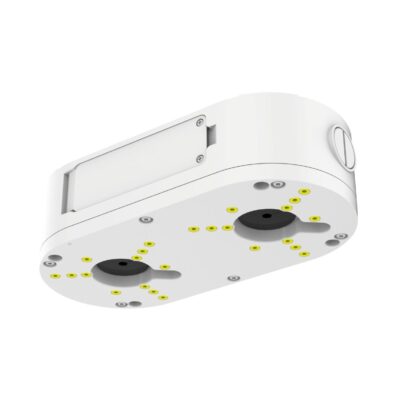 IVSEC Small Junction Box, Dual Cams. Passive PoE Slitter
