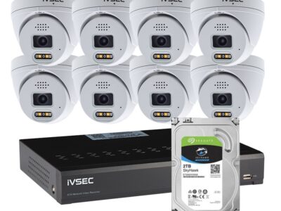 LX Series Kit 8 X NC319XB 8mp IP Cam NR316XD 16 X PoE NVR 4K 4TB HDD
