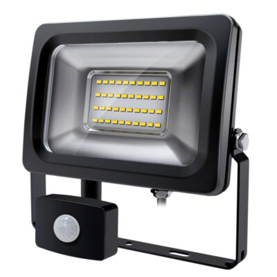 Commercial 20W 5000K LED Sensor Flood Light - LFL-C20-CS2-5