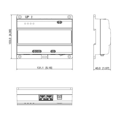 Cascading 2-Wire Intercom Switch - INTIPPOE2W2 - Image 2