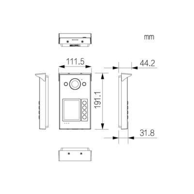 Residential 4 Button IP Intercom Door Station - INTIPDDS4W - Image 6