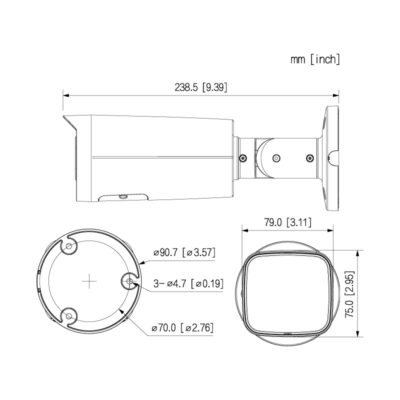 Professional AI Series 6.0MP Motorised Bullet - VSIPP-6BIRMG-I3 - Image 4