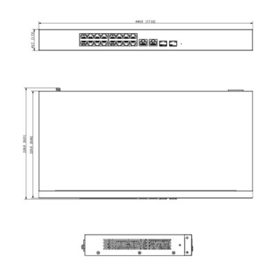 16-port Cloud Managed Fast PoE Switch - VSPOE-SWA16C - Image 3