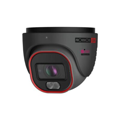 4MP Active Deterrence Motorised Dome/Turret Cam, Hybrid LED