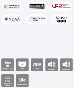 Provision-ISR LPR Motorized VF Bullet- I6-320LPR-MVF1 Features