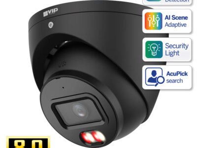 Professional AI Series 8.0MP Fixed Turret (Black) - VSIPP-8DIRG-I3-B