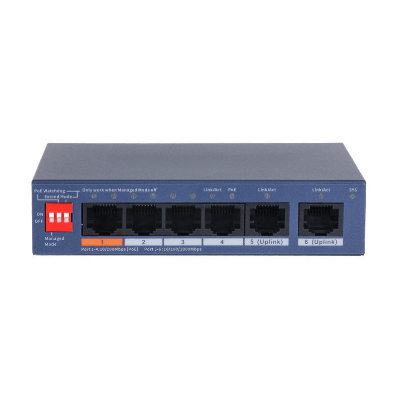 4-port Fast PoE Switch - VSPOE-SWA4C