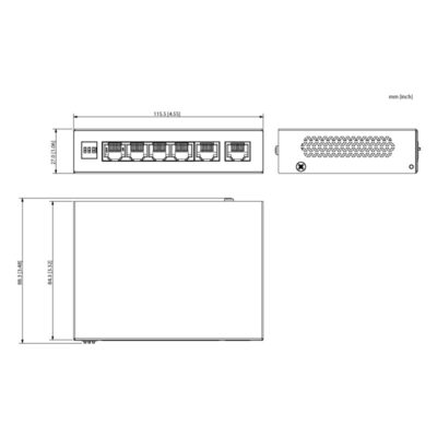 4-port Fast PoE Switch - VSPOE-SWA4C - Image 4