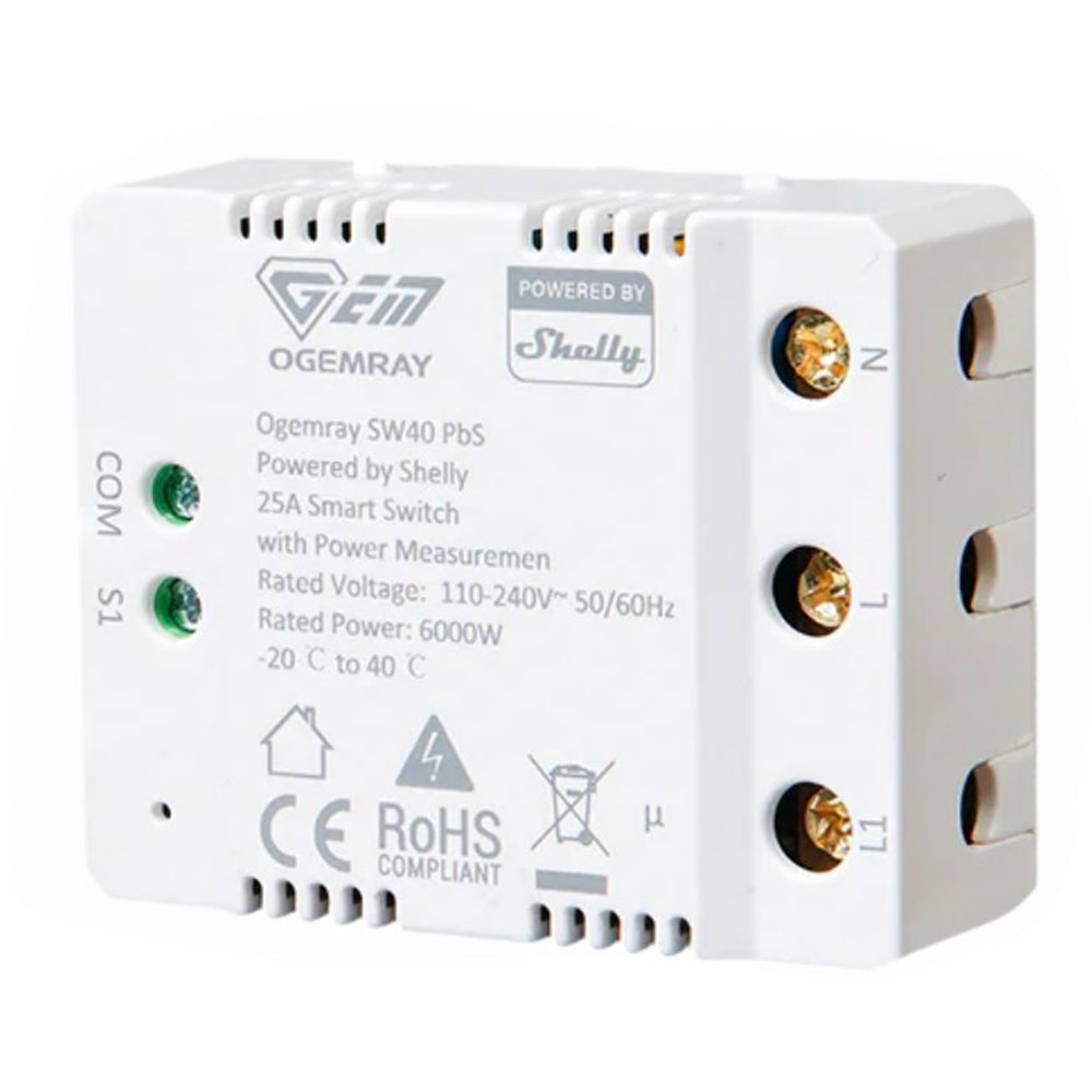 Shelly OGEMRAY Smart Relay 25A