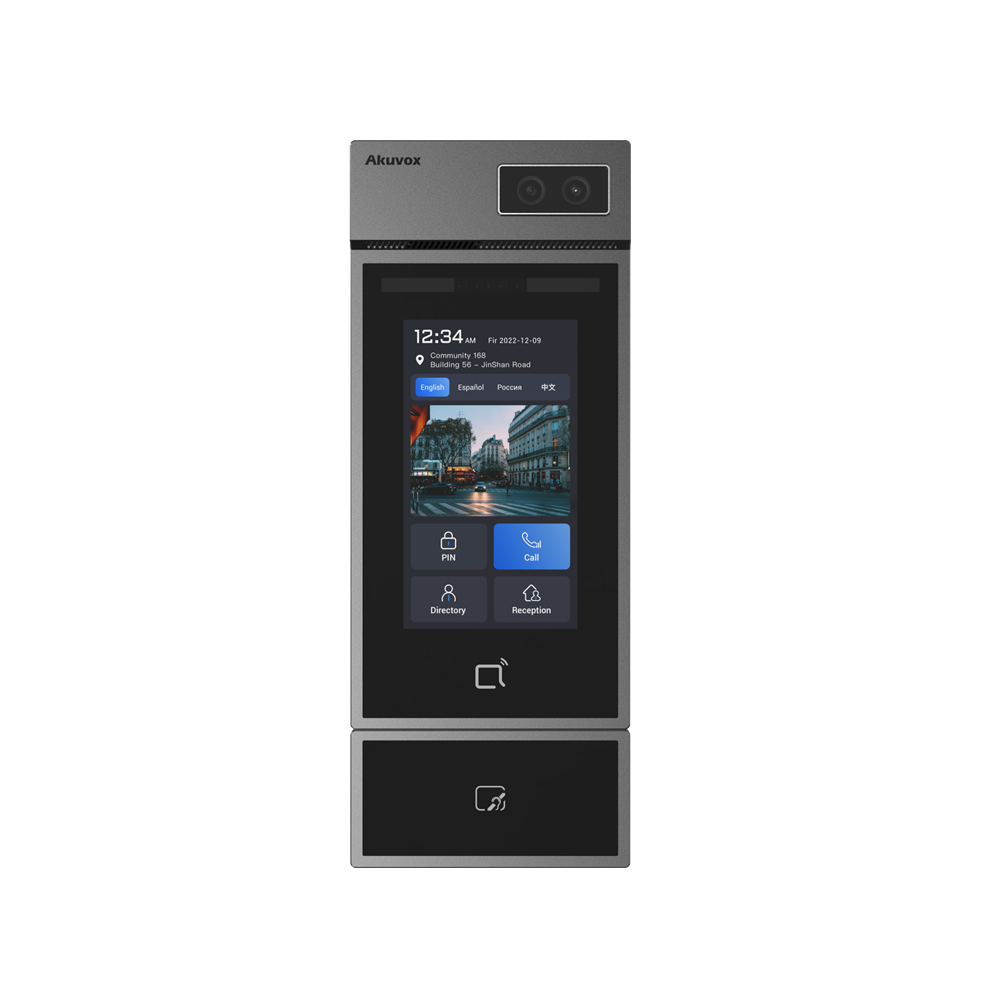 Akuvox Facial Recognition Door Phone with Functional Modules - IL