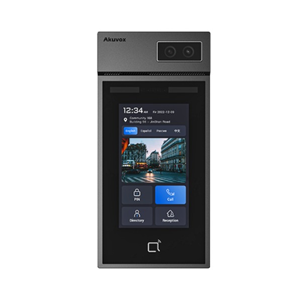 Akuvox Facial Recognition Door Phone Expandable with Functional Modules