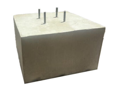 1000kg Concrete Base Block for 4m and 6m Hinged Pole - SLR-POLCONC3<br><small class="product-sku">SKU: SLR-POLCONC3</small><dl style="font-size:smaller"></dl>