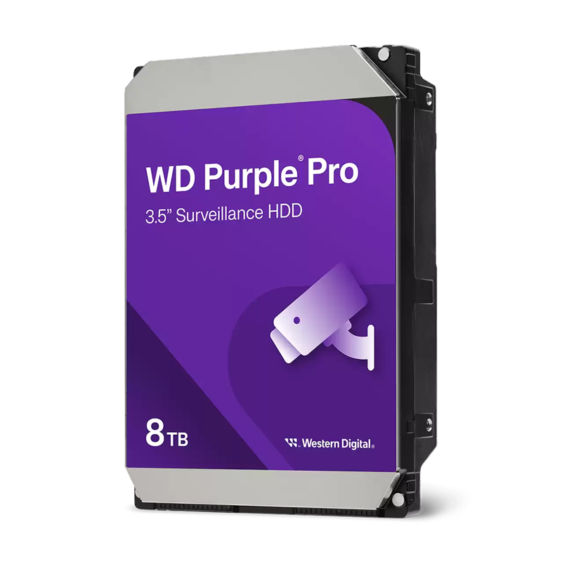 8TB Western Digital Purple AI Surveillance Hard Disk Drive - HD8TBSA-WD