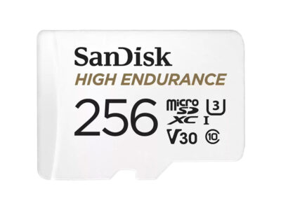 256GB High Endurance Surveillance MicroSD Card - MICROSD256GBHE