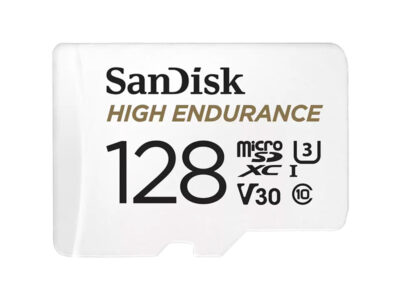 128GB High Endurance Surveillance MicroSD Card - MICROSD128GBHE