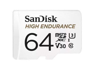 64GB High Endurance Surveillance MicroSD Card - MICROSD64GBHE