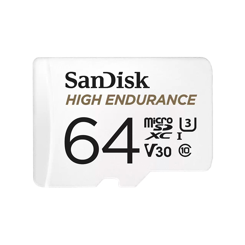 64GB High Endurance Surveillance MicroSD Card - MICROSD64GBHE