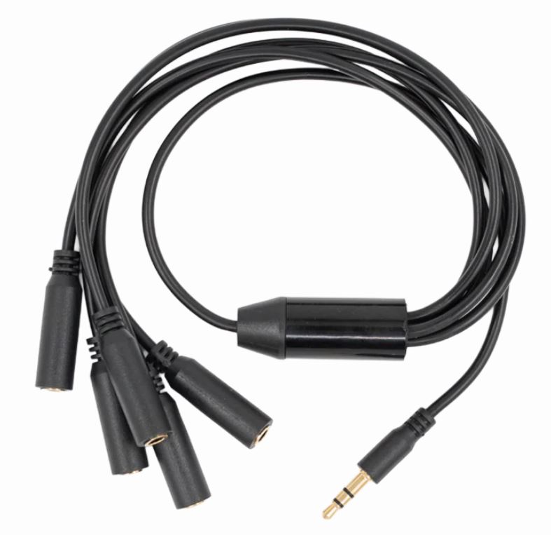 SPLITTER 1 TO 5 - 3.5 MM JACK SHELLY PILL