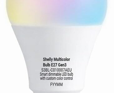 SHELLY MULTICOLOR BULB E27 GEN3<br><small class="product-sku">SKU: SH-SHELLYBULBDUO</small>