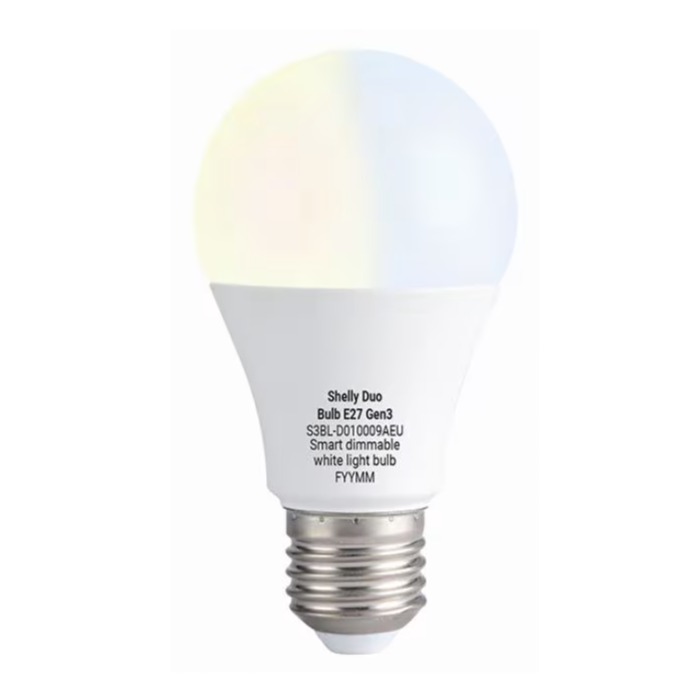 Shelly DUO Bulb E27 Gen3