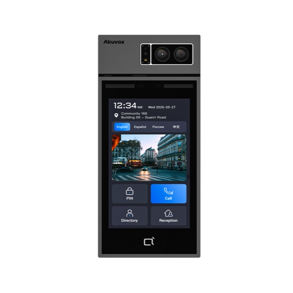 Akuvox Android 12 Smart Door Phone with 8 Inch Touch Screen